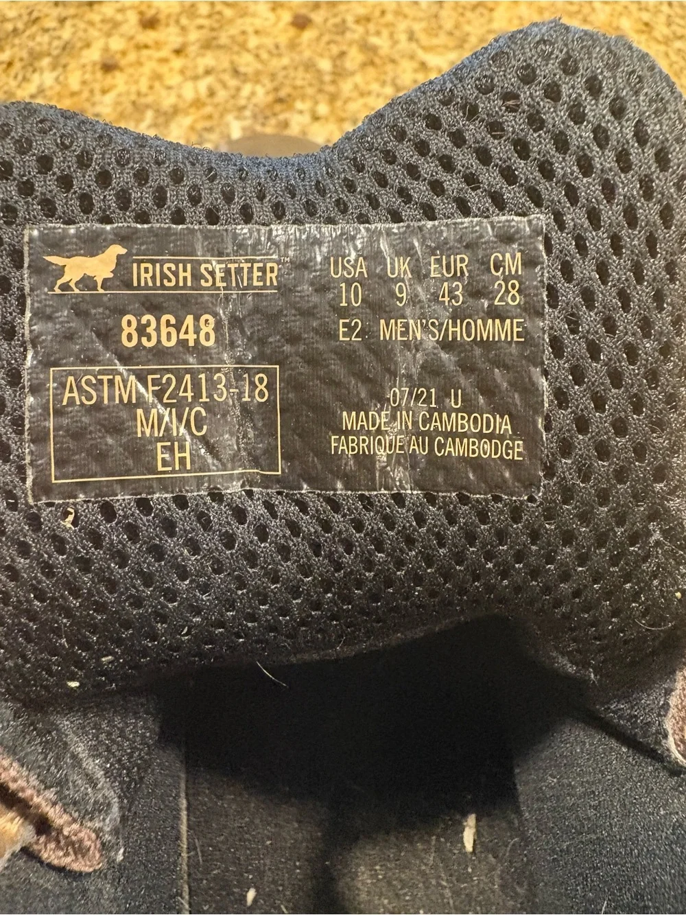 Irish Setter 83648 Ramsey 2.0 Mens  Steel Toe Work Waterproof Boots 10.5 E2 EE